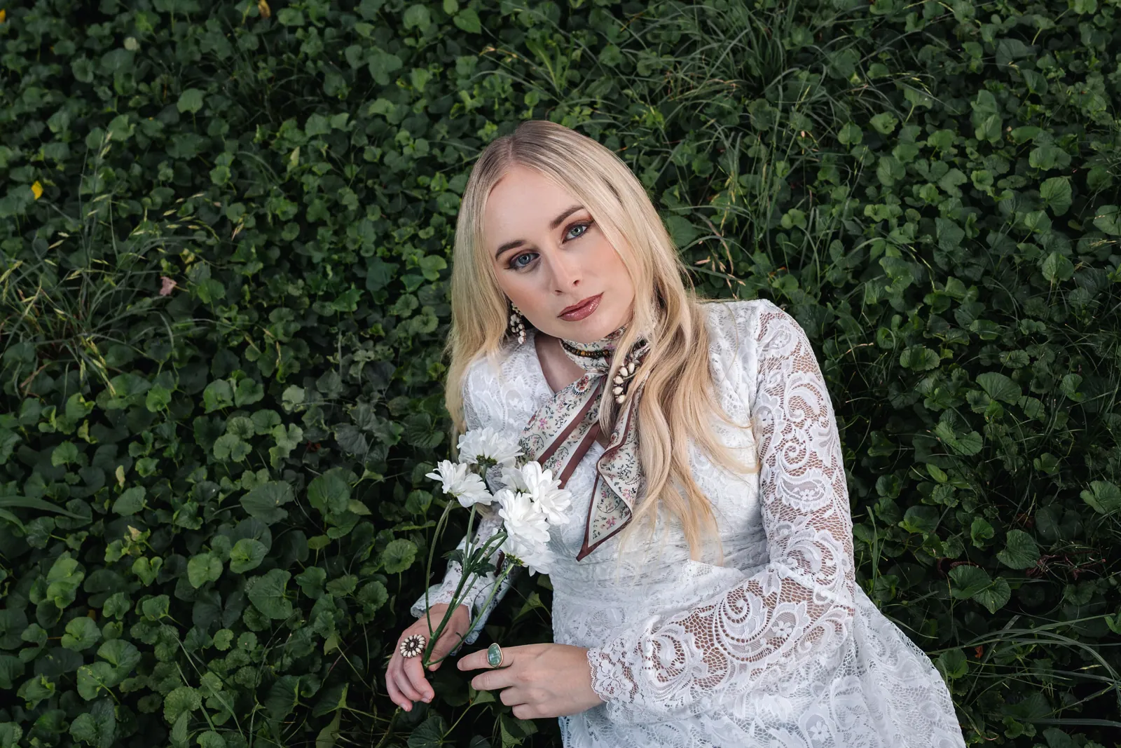 Melanie Dyer photographed for the Daisies From Dirt album session