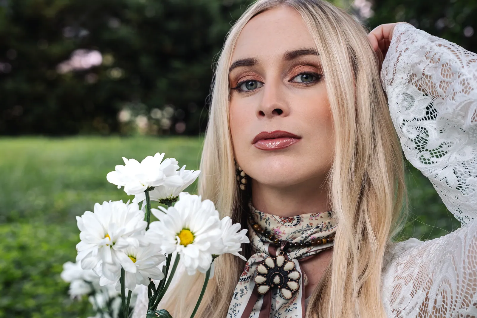 Melanie Dyer photographed for the Daisies From Dirt album session