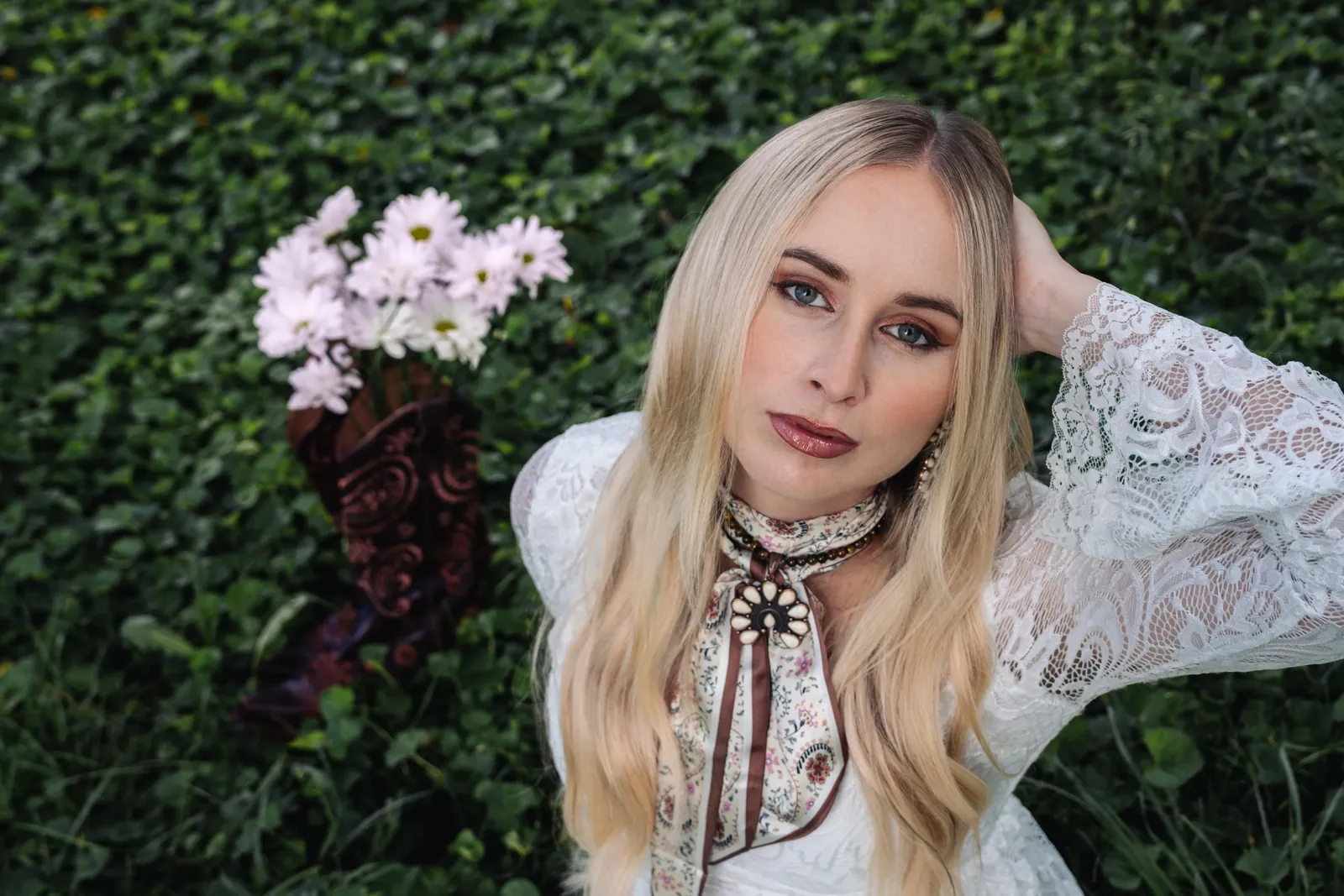 Melanie Dyer photographed for the Daisies From Dirt album session