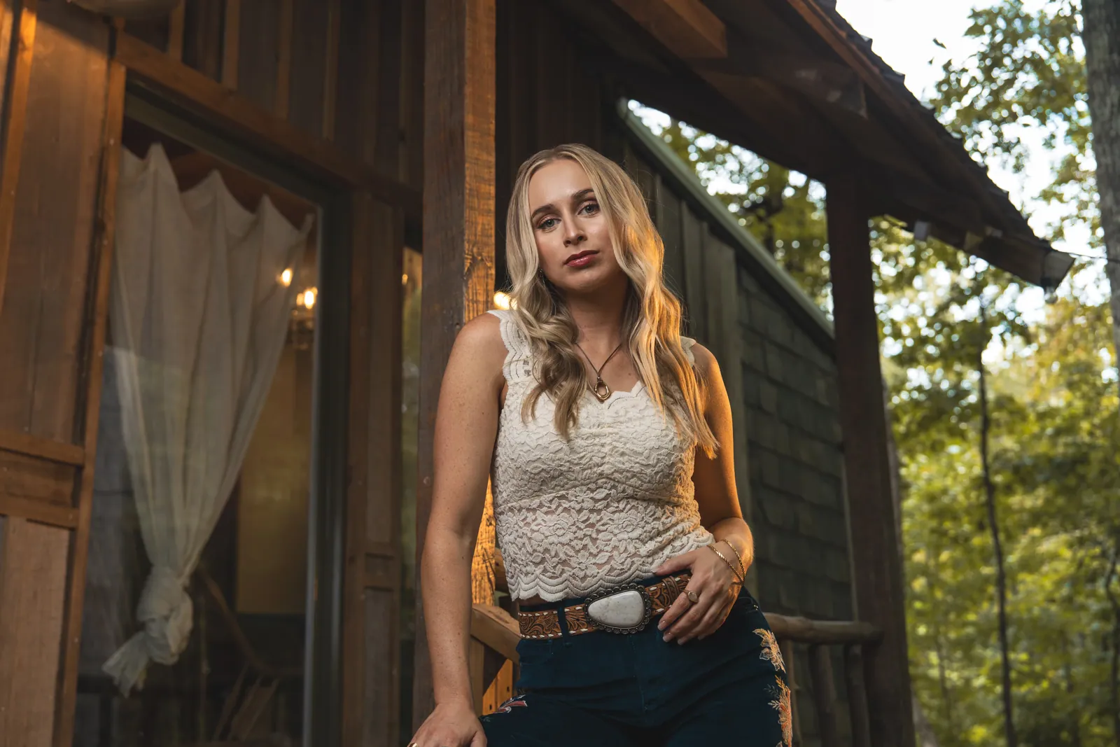 Melanie Dyer photographed for the Daisies From Dirt album session