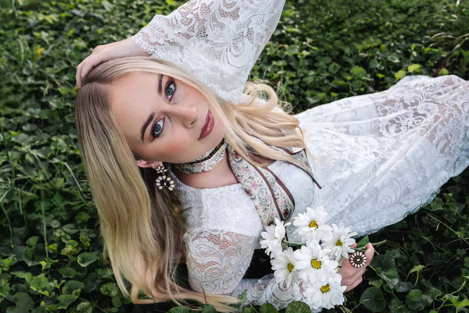 Melanie Dyer photographed for the Daisies From Dirt album session